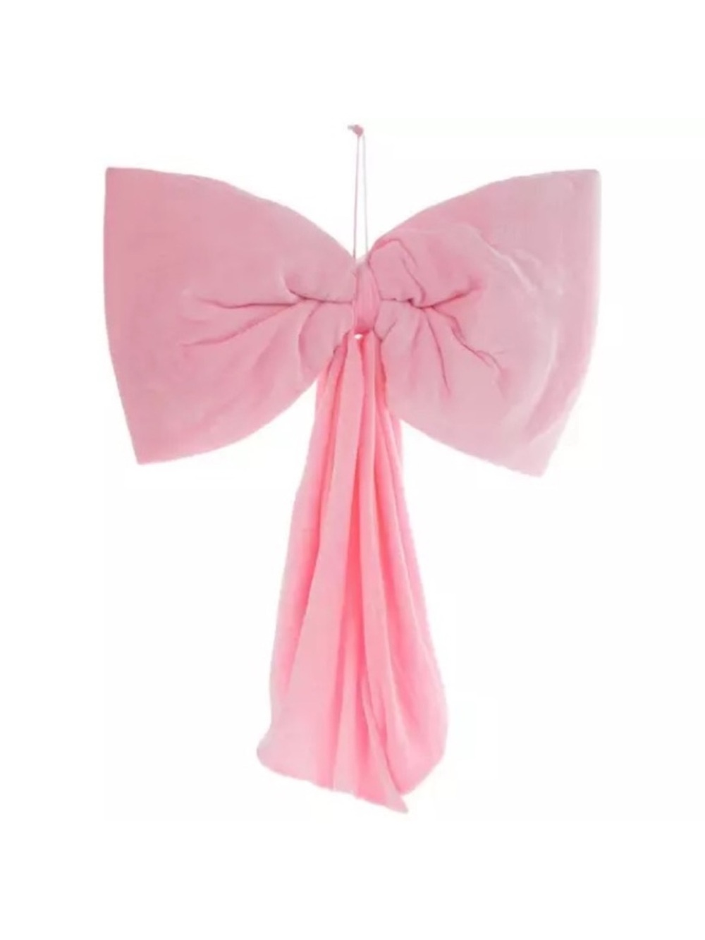 Hobby Lobby Christmas Pink Bow Large Velvet